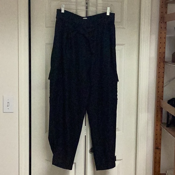 Wilfred Black Paperbag Waist Loose Fit Pants - Picture 6 of 9